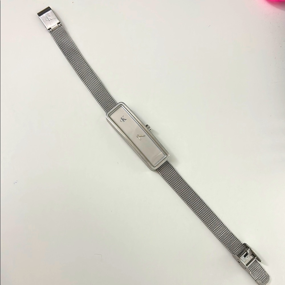 Calvin Klein Silver Vintage Watch Dainty